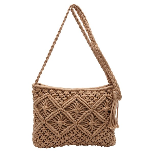 versatile single-shoulder crossbody woven bag - 图片 4