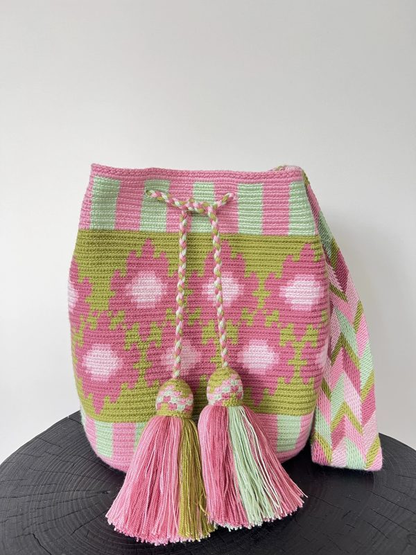 Wayuu Colombian Wayuu bag, imported hand-woven crossbody bag - 图片 4