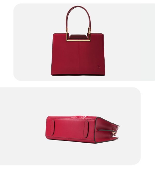 Chinese-style national wind embroidered magnolia handbag and crossbody bag, mother style - 图片 7