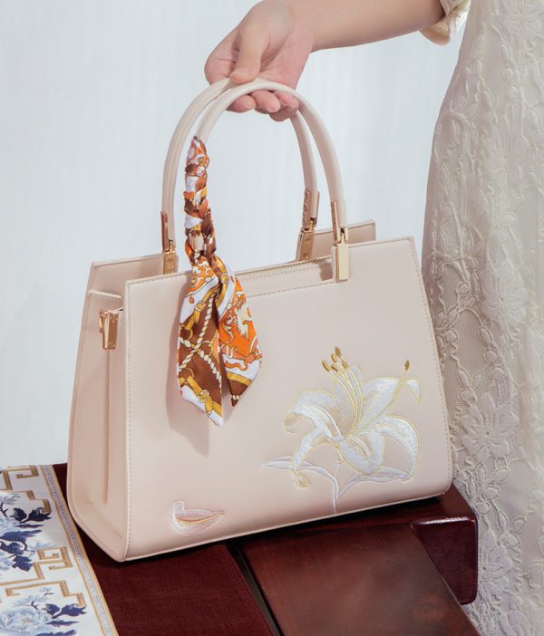 High-end Chinese embroidery large-capacity handbag and crossbody bag for women - 图片 4