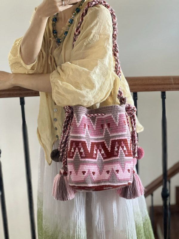 Wayuu Colombian Wayuu bag, imported hand-woven crossbody bag - 图片 6