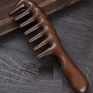 wooden comb