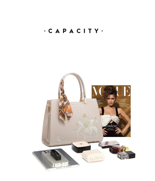 High-end Chinese embroidery large-capacity handbag and crossbody bag for women - 图片 7