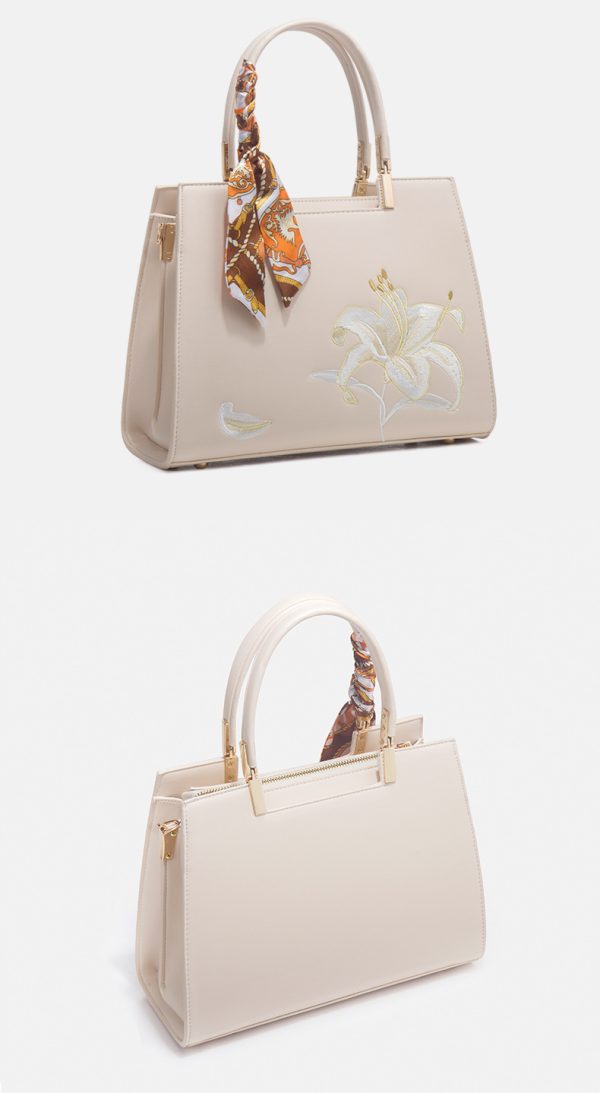 High-end Chinese embroidery large-capacity handbag and crossbody bag for women - 图片 2