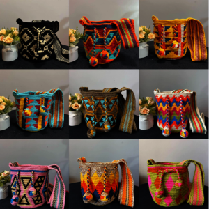 Wayuu Colombian Wayuu bag, imported hand-woven crossbody bag