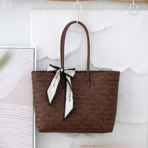 Vintage minimalist casual hand-woven bag, shoulder bag