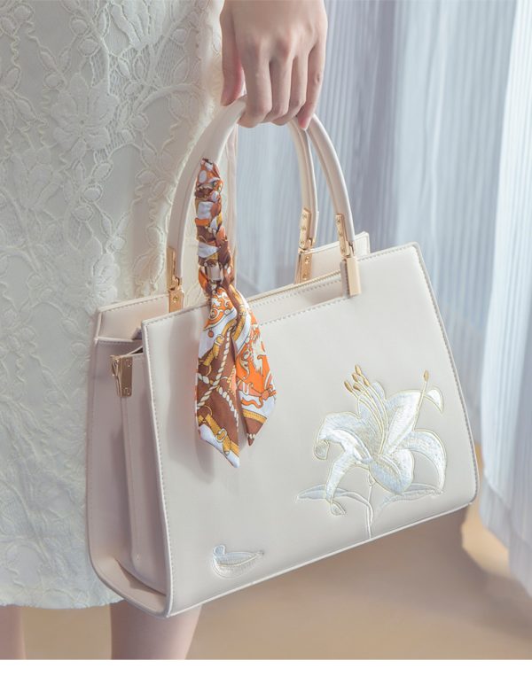 High-end Chinese embroidery large-capacity handbag and crossbody bag for women - 图片 6