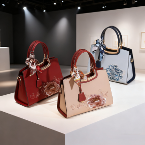 Chinese-style embroidery handbag for middle-aged women