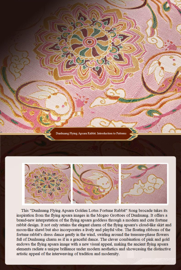 Pink mulberry silk Chinese-style crossbody bag with bamboo handle - 图片 8